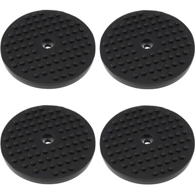 Briny River Lot de 4 coussinets en caoutchouc pour cric de voiture 95 mm compatibles avec les élévateurs et crics de voiture - Publicité Briny River Lot de 4 coussinets en caoutchouc pour cric de voiture 95 mm compatibles avec les élévateurs et crics de voiture - Publicité