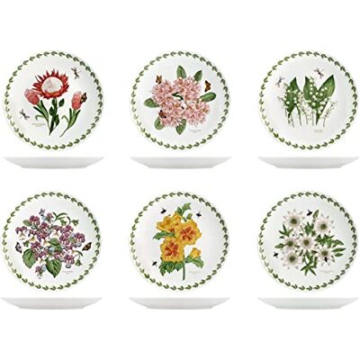 H&H Set 6 Piatti piani Flowers in porcellana decori assortiti cm27 - Publicité H&H Set 6 Piatti piani Flowers in porcellana decori assortiti cm27 - Publicité