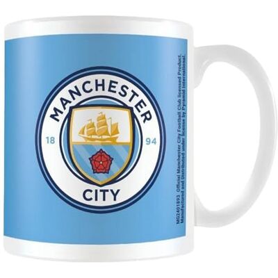 Pyramid Manchester City (Club Crest) Mug en céramique Blanc 315 ml Taille unique - Publicité Pyramid Manchester City (Club Crest) Mug en céramique Blanc 315 ml Taille unique - Publicité