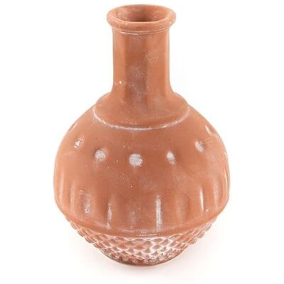 ROCKING GIFTS Vaso in Ceramica Color Terracotta 18 cm - Publicité ROCKING GIFTS Vaso in Ceramica Color Terracotta 18 cm - Publicité
