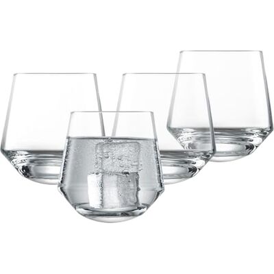 Lot de 4 verres Dancing Tumbler Schott Zwiesel transparent - Verre - Publicité Lot de 4 verres Dancing Tumbler Schott Zwiesel transparent - Verre - Publicité