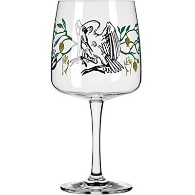 RITZENHOFF 3458003 Verre à gin 700 ml série Fabelkraft motif n° 3 verre à cocktail, illustration de cigogne Made in Germany - Publicité RITZENHOFF 3458003 Verre à gin 700 ml série Fabelkraft motif n° 3 verre à cocktail, illustration de cigogne Made in Germany - Publicité