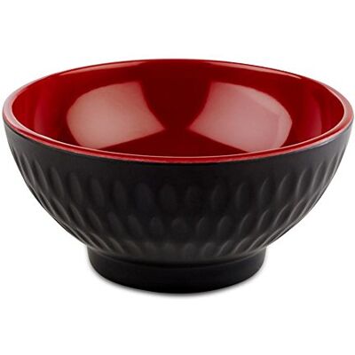 APS 15417 Coupe >>ASIA PLUS<<, Ø 9,5 cm, hauteur 4,5 cm, mélamine, noir mat/rouge brillant - Publicité APS 15417 Coupe >>ASIA PLUS<<, Ø 9,5 cm, hauteur 4,5 cm, mélamine, noir mat/rouge brillant - Publicité