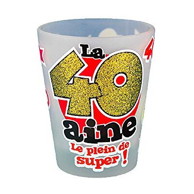 STC Pack 4 Verres Shooters 40 Ans - Publicité STC Pack 4 Verres Shooters 40 Ans - Publicité