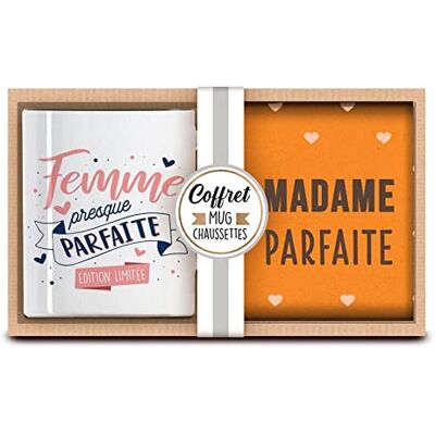 STC Coffret mug Chaussettes Madame Parfaite - Publicité STC Coffret mug Chaussettes Madame Parfaite - Publicité
