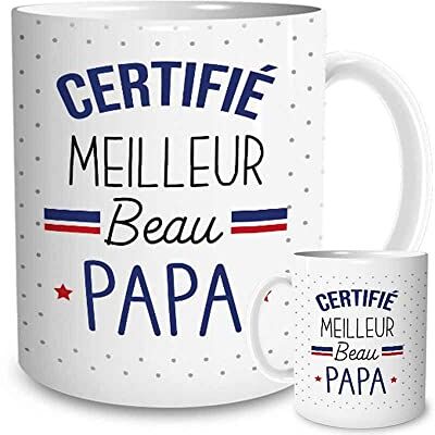 STC Mug Blanc – Beau Papa - Publicité STC Mug Blanc – Beau Papa - Publicité
