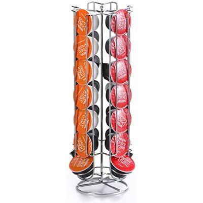 COBB INDUSTRIES ® Bastet CH0029 Porte Capsules Distributeur Présentoir pour 28 capsules Dolce Gusto Acier chromé - Publicité COBB INDUSTRIES ® Bastet CH0029 Porte Capsules Distributeur Présentoir pour 28 capsules Dolce Gusto Acier chromé - Publicité