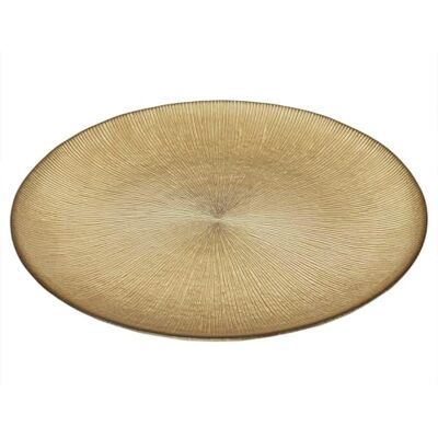 HOME DECO FACTORY KA6135, Assiette en Verre doré 21 cm, Design élégant et Moderne, Durable et résistant, Conçue pour Toutes Les Occasions, Facile à Nettoyer, Couleur Or - Publicité HOME DECO FACTORY KA6135, Assiette en Verre doré 21 cm, Design élégant et Moderne, Durable et résistant, Conçue pour Toutes Les Occasions, Facile à Nettoyer, Couleur Or - Publicité