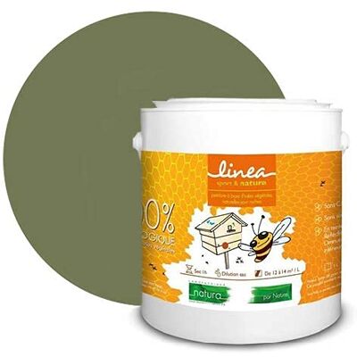 BOX DECO COULEURS Peinture ruche apiculture naturelle Natura 2,5L, Vert Kaki - Publicité BOX DECO COULEURS Peinture ruche apiculture naturelle Natura 2,5L, Vert Kaki - Publicité