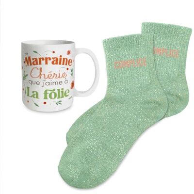 STC Coffret mug chaussettes paillettes affectif complice - Publicité STC Coffret mug chaussettes paillettes affectif complice - Publicité