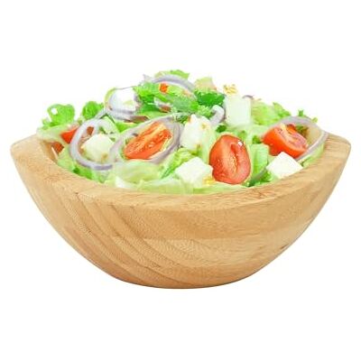 Relaxdays Saladier , Bambou, Ovale, H x l x P : 8 x 20 x 18 cm, pour salades, Snacks, Corbeille à Fruits, Naturel - Publicité Relaxdays Saladier , Bambou, Ovale, H x l x P : 8 x 20 x 18 cm, pour salades, Snacks, Corbeille à Fruits, Naturel - Publicité