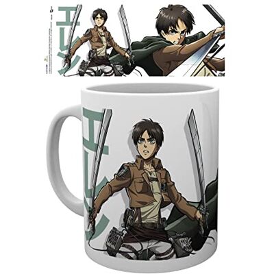 GB eye LTD, Attack on Titan Season 2, Eren Duo, Tasse de ceramique - Publicité GB eye LTD, Attack on Titan Season 2, Eren Duo, Tasse de ceramique - Publicité