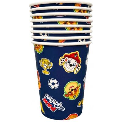 BeenSmile Gobelets Pat Patrouille pour Anniversaire, Pack de 8 Gobelets Jetables en Carton, Verres de Fête pour Enfants, Goûter, Boissons et Décoration de Table - Publicité BeenSmile Gobelets Pat Patrouille pour Anniversaire, Pack de 8 Gobelets Jetables en Carton, Verres de Fête pour Enfants, Goûter, Boissons et Décoration de Table - Publicité