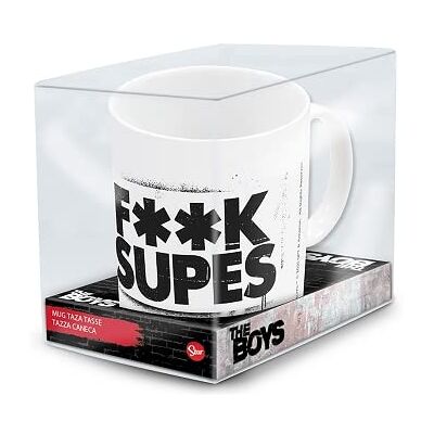 Stor Marvel Mug Tasse à café Offset The Boys Céramique Motif F**k Supes Blanc - Publicité Stor Marvel Mug Tasse à café Offset The Boys Céramique Motif F**k Supes Blanc - Publicité