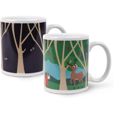 Kikkerland KKCU85 Mug Thermographique Forêt - Publicité Kikkerland KKCU85 Mug Thermographique Forêt - Publicité