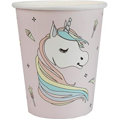 Santex 10 Gobelets Carton Licorne 7,8 x 9,7 cm Multicolore Taille Unique - Publicité Santex 10 Gobelets Carton Licorne 7,8 x 9,7 cm Multicolore Taille Unique - Publicité