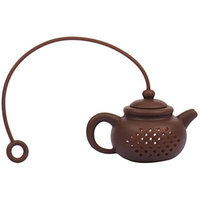 FEIDA Infuseur à thé en forme de théière en silicone avec filtre à feuilles Café - Publicité FEIDA Infuseur à thé en forme de théière en silicone avec filtre à feuilles Café - Publicité