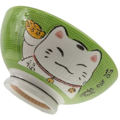 lachineuse Grand Bol à Ramen Japonais Teinte Verte ⌀ 17,5 cm Contenance 1000 Ml Chat Maneki Neko Bol à Riz, Petit Déjeuner & Soupe Déco d'Asie et du Japon Cadeau Vaisselle Japonaise - Publicité lachineuse Grand Bol à Ramen Japonais Teinte Verte ⌀ 17,5 cm Contenance 1000 Ml Chat Maneki Neko Bol à Riz, Petit Déjeuner & Soupe Déco d'Asie et du Japon Cadeau Vaisselle Japonaise - Publicité