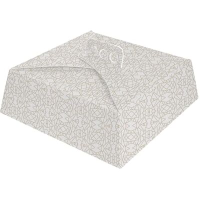 Garcia de Pou García de Pou 25 Unités Boîtes Gâteaux Carrées Thepack deco 250 g/m2, 30 x 30 x 10 cm Blanc Carton Ondulé Nano-Micro - Publicité Garcia de Pou García de Pou 25 Unités Boîtes Gâteaux Carrées Thepack deco 250 g/m2, 30 x 30 x 10 cm Blanc Carton Ondulé Nano-Micro - Publicité