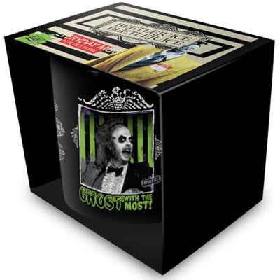 Pyramid Beetlejuice Mug en céramique Motif fantôme avec la plupart des personnages Noir 315 ml Taille unique - Publicité Pyramid Beetlejuice Mug en céramique Motif fantôme avec la plupart des personnages Noir 315 ml Taille unique - Publicité