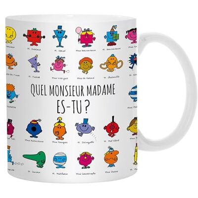 Linnea Mug Thermo réactif en céramique Collection Monsieur Madame 30cl - Publicité Linnea Mug Thermo réactif en céramique Collection Monsieur Madame 30cl - Publicité