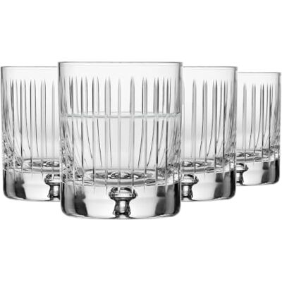 Krosno – Verres à Whisky, Bourbon et Scotch 250 ml, Lot de 4 – Collection Saga – Verre en Cristal, Taillés – Faits à la Main – Idéal comme Cadeau, Petit, Multicolore Cut 2 - Publicité Krosno – Verres à Whisky, Bourbon et Scotch 250 ml, Lot de 4 – Collection Saga – Verre en Cristal, Taillés – Faits à la Main – Idéal comme Cadeau, Petit, Multicolore Cut 2 - Publicité