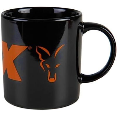 Fox Tasse en céramique avec logo noir et orange Tasse de pêche, tasse à café, tasse à boisson, gobelet, - Publicité Fox Tasse en céramique avec logo noir et orange Tasse de pêche, tasse à café, tasse à boisson, gobelet, - Publicité