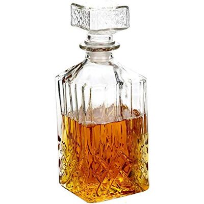 Excellent Houseware Carafe à whisky en verre 900 ml - Carafe - Publicité Excellent Houseware Carafe à whisky en verre 900 ml - Carafe - Publicité