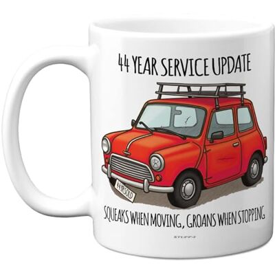 Stuff4 Cadeau d'anniversaire pour homme et femme Tasse fantaisie coquine mise à jour Cadeau amusant pour 44e anniversaire Tasse à café en céramique de 325 ml - Publicité Stuff4 Cadeau d'anniversaire pour homme et femme Tasse fantaisie coquine mise à jour Cadeau amusant pour 44e anniversaire Tasse à café en céramique de 325 ml - Publicité