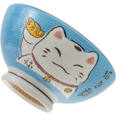 lachineuse Grand Bol à Ramen Japonais Teinte Bleue ⌀ 17,5 cm Contenance 1000 Ml Chat Maneki Neko Bol à Riz, Petit Déjeuner & Soupe Déco d'Asie et du Japon Cadeau Vaisselle Japonaise - Publicité lachineuse Grand Bol à Ramen Japonais Teinte Bleue ⌀ 17,5 cm Contenance 1000 Ml Chat Maneki Neko Bol à Riz, Petit Déjeuner & Soupe Déco d'Asie et du Japon Cadeau Vaisselle Japonaise - Publicité