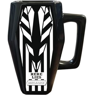Pyramid Beetlejuice Tasse en céramique officielle Beetlejuice en forme de cercueil unique, pour les fans du film Tim Burton, parfaite pour les boissons chaudes, idéale pour la maison, le bureau ou les - Publicité Pyramid Beetlejuice Tasse en céramique officielle Beetlejuice en forme de cercueil unique, pour les fans du film Tim Burton, parfaite pour les boissons chaudes, idéale pour la maison, le bureau ou les - Publicité