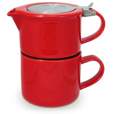 FORLIFE Tea for One avec infuseur Rouge 414 ml - Publicité FORLIFE Tea for One avec infuseur Rouge 414 ml - Publicité