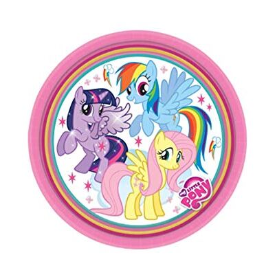 amscan 998466 8 Assiettes Mon Petit Poney Diamètre 18 cm - Publicité amscan 998466 8 Assiettes Mon Petit Poney Diamètre 18 cm - Publicité