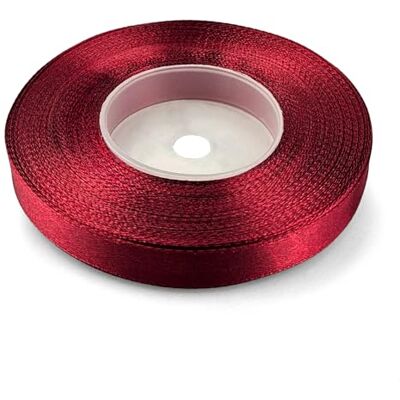 Netuno 1 ruban de satin, 12 mm x 32 m, couleur : rouge vin, en tissu, décoratif, pour le bricolage, la décoration de mariage, l’emballage de cadeau - Publicité Netuno 1 ruban de satin, 12 mm x 32 m, couleur : rouge vin, en tissu, décoratif, pour le bricolage, la décoration de mariage, l’emballage de cadeau - Publicité
