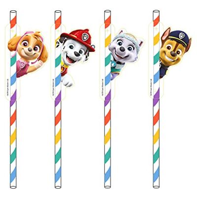 amscan 8 Straws Paw Patrol 2022 Paper 19.7 cm - Publicité amscan 8 Straws Paw Patrol 2022 Paper 19.7 cm - Publicité
