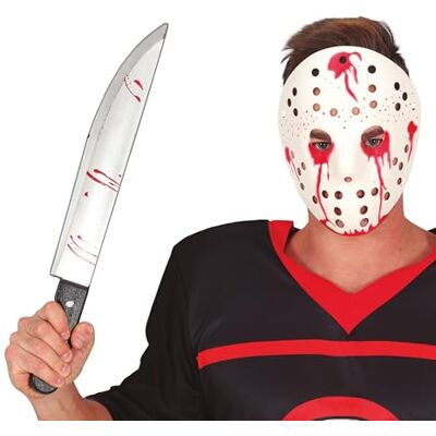 FIESTAS GUIRCA Coltello da Chef in plastica a incastro, 50 cm, accessorio per travestimento, Cosplay per Halloween, Motivo: tema: - Publicité FIESTAS GUIRCA Coltello da Chef in plastica a incastro, 50 cm, accessorio per travestimento, Cosplay per Halloween, Motivo: tema: - Publicité