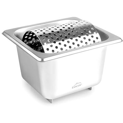 LACOR 66001 Rouleau à Beurre, Acier Inoxydable, Seau GN 1/6 de 1,6 Litres, Roue Amovible, Design Ergonomique, Idéal pour Tartiner sur du Pain ou des Hamburgers - Publicité LACOR 66001 Rouleau à Beurre, Acier Inoxydable, Seau GN 1/6 de 1,6 Litres, Roue Amovible, Design Ergonomique, Idéal pour Tartiner sur du Pain ou des Hamburgers - Publicité