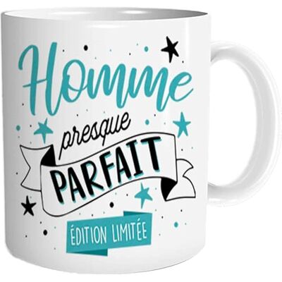 STC Mug Homme presque Parfait - Publicité STC Mug Homme presque Parfait - Publicité