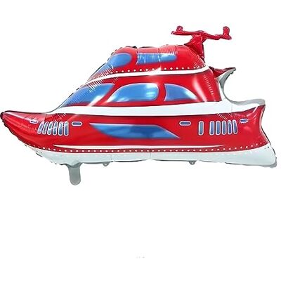 Kopper-24 Ballon en aluminium en forme de bateau rouge, environ 67 x 97 cm – Idéal pour les anniversaires d'enfants, les fêtes à thème de voiture, les décorations, les cadeaux, durable et réutilisable, facile à - Publicité Kopper-24 Ballon en aluminium en forme de bateau rouge, environ 67 x 97 cm – Idéal pour les anniversaires d'enfants, les fêtes à thème de voiture, les décorations, les cadeaux, durable et réutilisable, facile à - Publicité