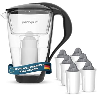 PearlCo Glas-Wasserfilter - noir - 2 L - 1 L - filtre à eau - Publicité PearlCo Glas-Wasserfilter - noir - 2 L - 1 L - filtre à eau - Publicité