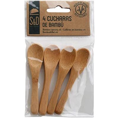 CMP IBERICA SET 4 CUCHARAS PEQUEÑAS BAMBÚ - Publicité CMP IBERICA SET 4 CUCHARAS PEQUEÑAS BAMBÚ - Publicité