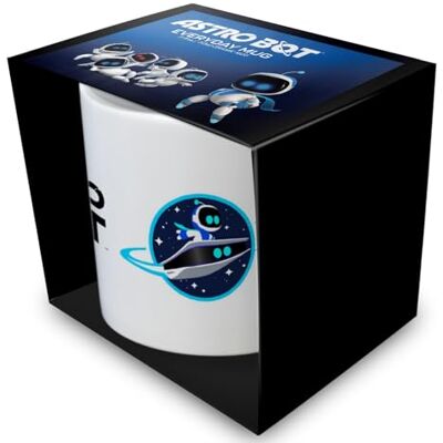 Pyramid Astro Bot (icône du bateau) Tasse blanche à dosettes 315 ml – Tasse à collectionner en céramique sous licence officielle - Publicité Pyramid Astro Bot (icône du bateau) Tasse blanche à dosettes 315 ml – Tasse à collectionner en céramique sous licence officielle - Publicité