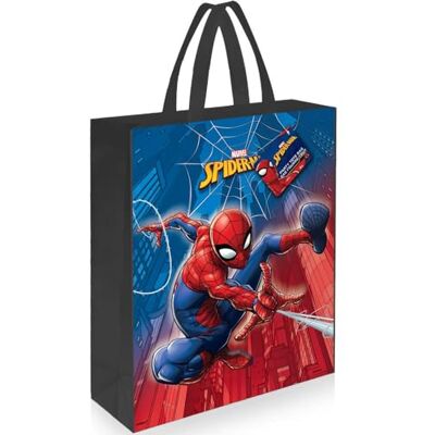 Unique Party 59239 Grand Sac de Fête en Plastique 33 cm x 28 cm Fête à thème Spiderman - Publicité Unique Party 59239 Grand Sac de Fête en Plastique 33 cm x 28 cm Fête à thème Spiderman - Publicité