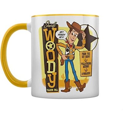 Disney Mug en céramique 11oz / 315ml Toy Story 4 (Sheriff Woody) Jaune - Publicité Disney Mug en céramique 11oz / 315ml Toy Story 4 (Sheriff Woody) Jaune - Publicité