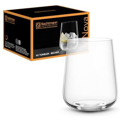 Nachtmann ViNova 106125 Lot de 4 verres de 430 ml en cristal Passe au lave-vaisselle - Publicité Nachtmann ViNova 106125 Lot de 4 verres de 430 ml en cristal Passe au lave-vaisselle - Publicité