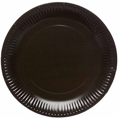 amscan -Assiettes en carton noir, 9915400-216-66 - Publicité amscan -Assiettes en carton noir, 9915400-216-66 - Publicité