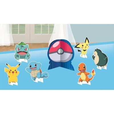 amscan Pokémon 9917124 Lot de 7 décorations de table d'anniversaire pour enfants - Publicité amscan Pokémon 9917124 Lot de 7 décorations de table d'anniversaire pour enfants - Publicité