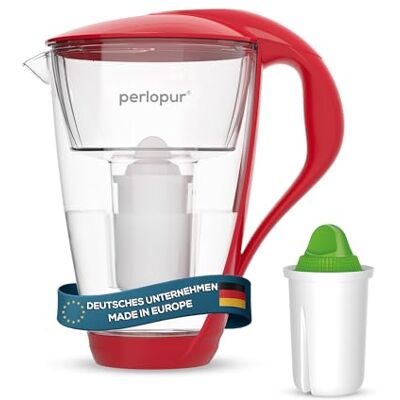PearlCo - Glas-Wasserfilter - rouge - 2 L - Water filter - Publicité PearlCo - Glas-Wasserfilter - rouge - 2 L - Water filter - Publicité