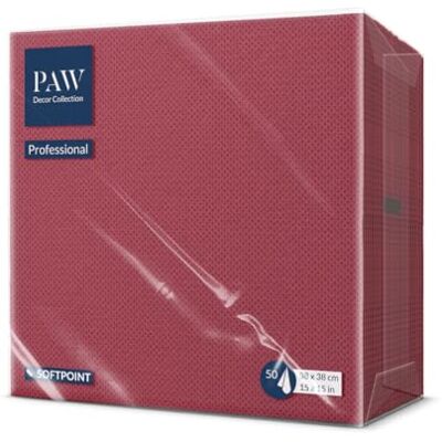 PAW Decor Collection PAW Lot de 50 serviettes de table Soft Point (38 x 38 cm), douces et robustes, idéales pour un usage quotidien, les pubs et les cafés, couleur unie marron marron - Publicité PAW Decor Collection PAW Lot de 50 serviettes de table Soft Point (38 x 38 cm), douces et robustes, idéales pour un usage quotidien, les pubs et les cafés, couleur unie marron marron - Publicité