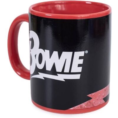 Pyramid David Bowie Mug thermoréactif BOLT (Taille unique) (Rouge) - Publicité Pyramid David Bowie Mug thermoréactif BOLT (Taille unique) (Rouge) - Publicité